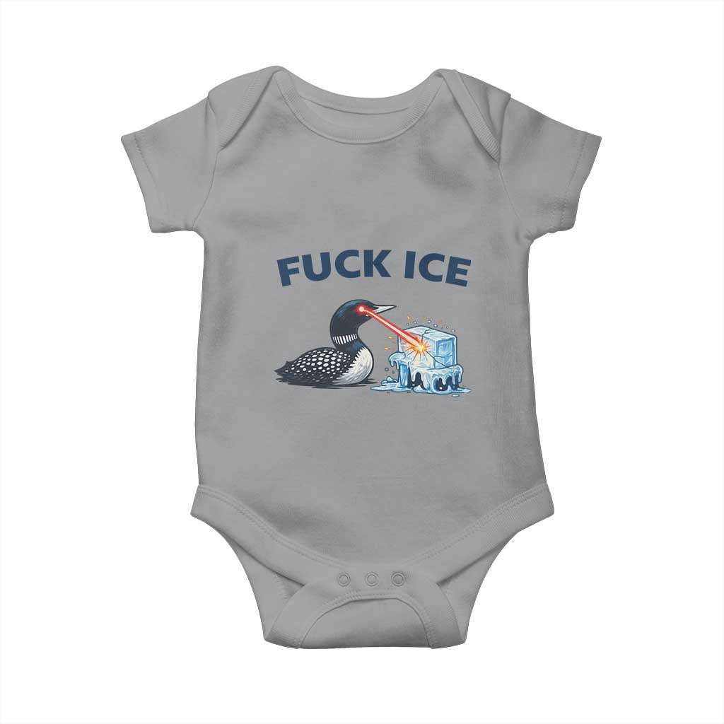Minnesota Anti ICE Immigration Protest Ladies Baby Onesie Fuck Ice