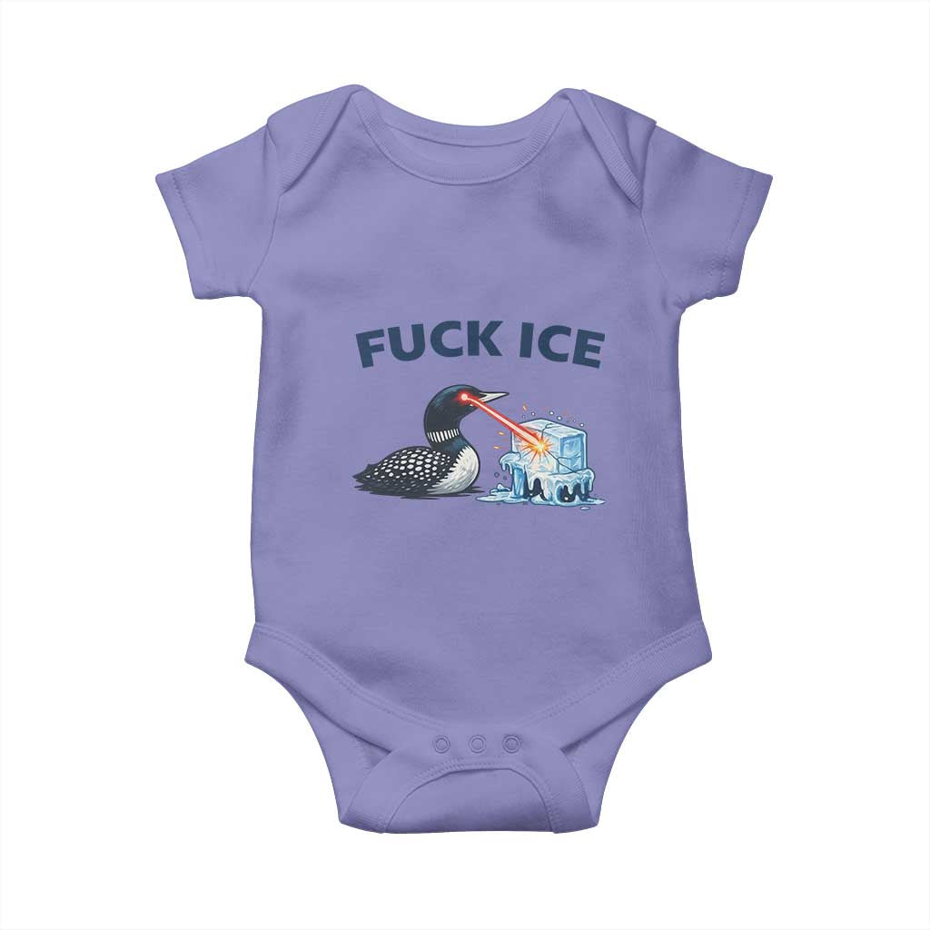 Minnesota Anti ICE Immigration Protest Ladies Baby Onesie Fuck Ice