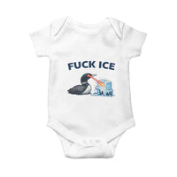 Minnesota Anti ICE Immigration Protest Ladies Baby Onesie Fuck Ice