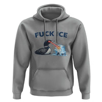 Minnesota Anti ICE Immigration Protest Ladies Hoodie Fuck Ice
