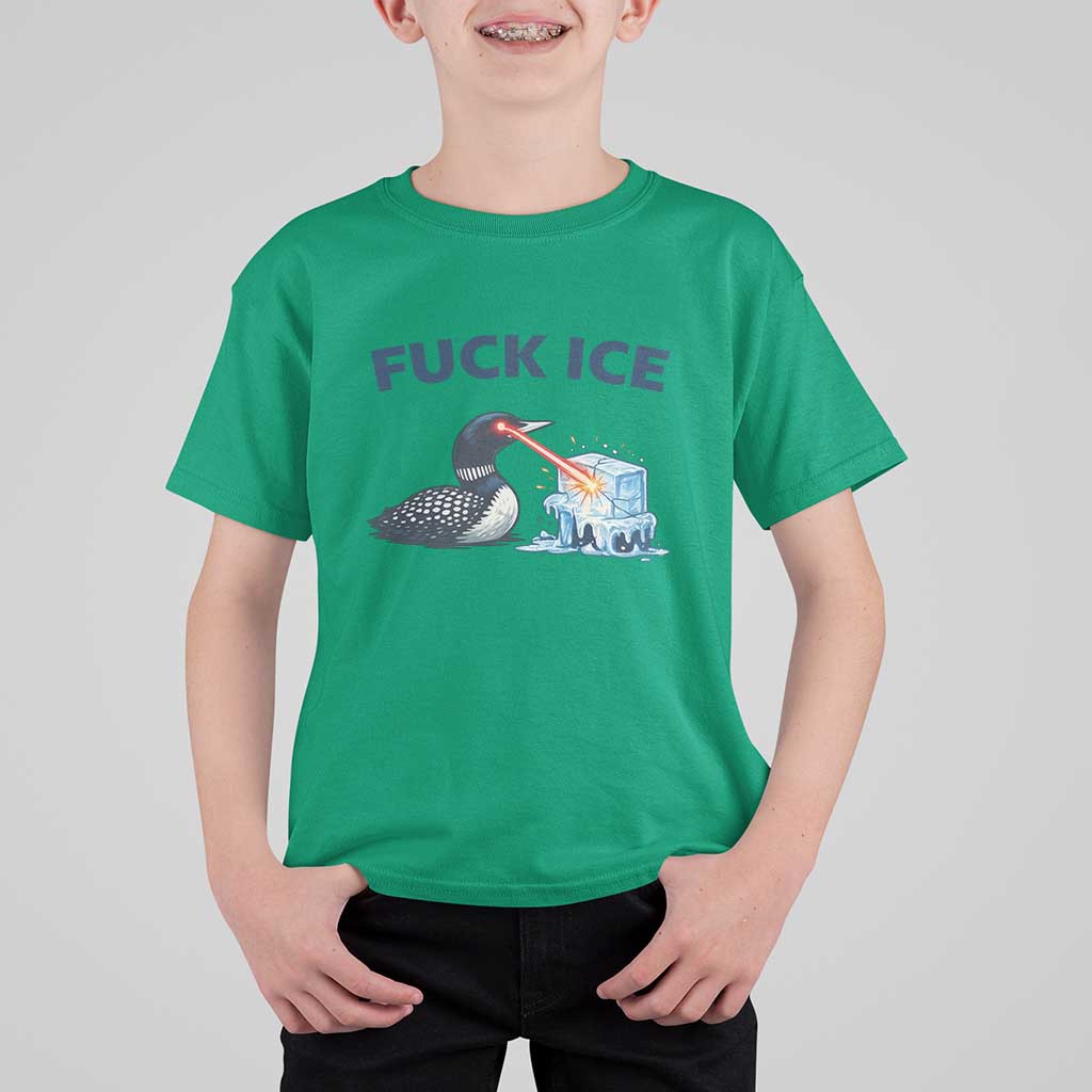 Minnesota Anti ICE Immigration Protest Ladies T Shirt For Kid Fuck Ice