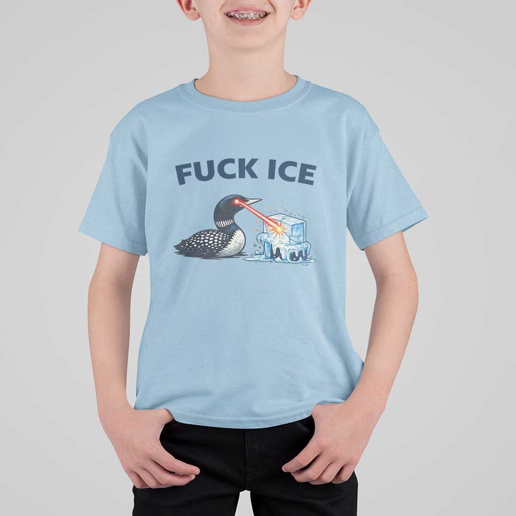 Minnesota Anti ICE Immigration Protest Ladies T Shirt For Kid Fuck Ice