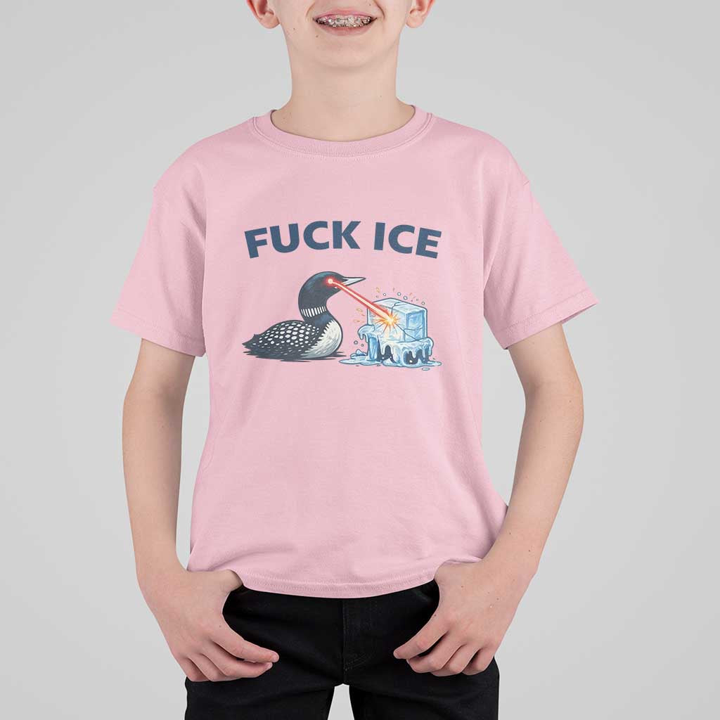 Minnesota Anti ICE Immigration Protest Ladies T Shirt For Kid Fuck Ice