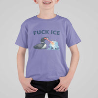 Minnesota Anti ICE Immigration Protest Ladies T Shirt For Kid Fuck Ice