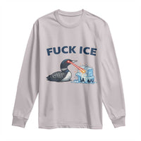 Minnesota Anti ICE Immigration Protest Ladies Long Sleeve Shirt Fuck Ice