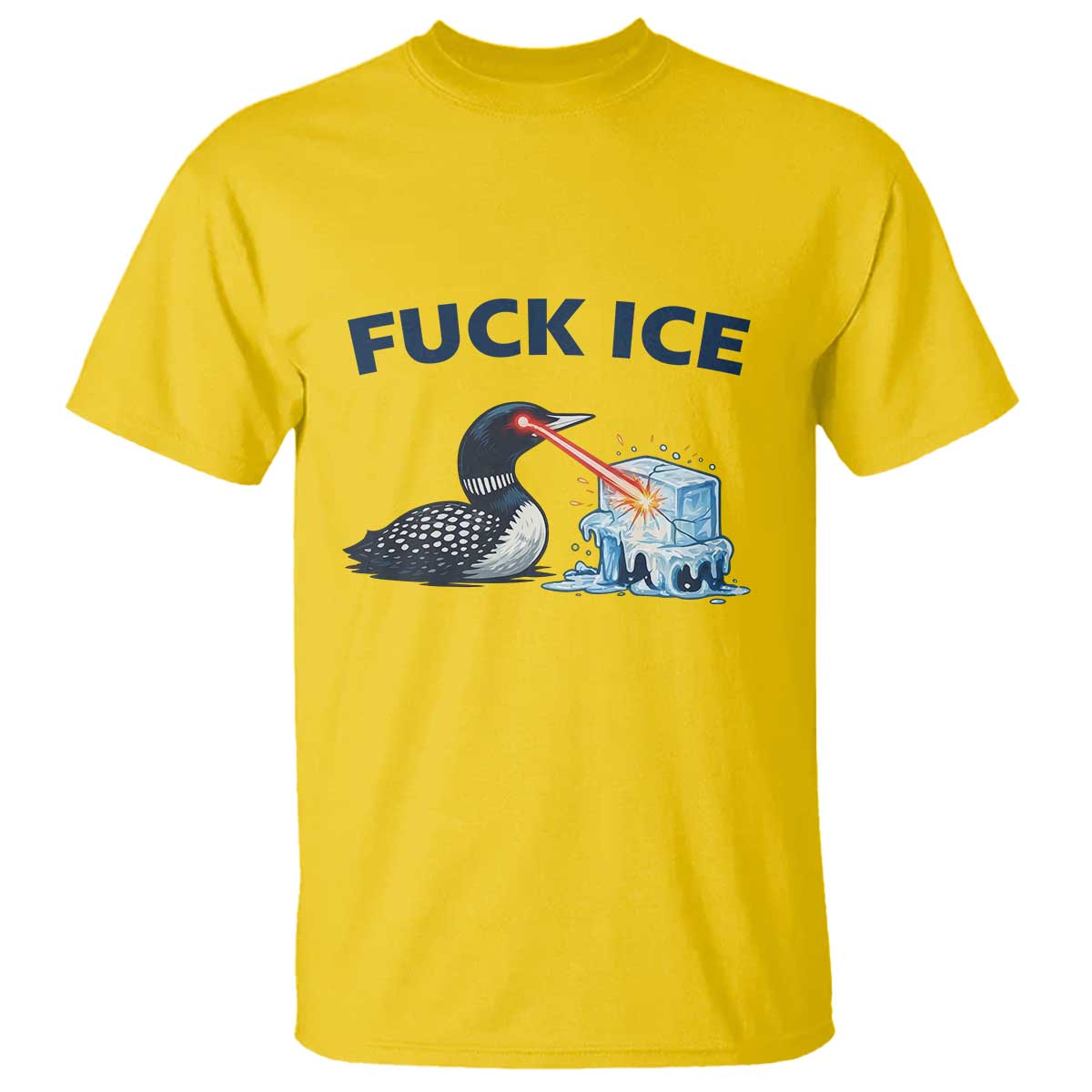 Minnesota Anti ICE Immigration Protest Ladies T Shirt Fuck Ice