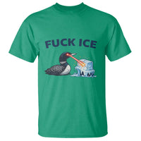 Minnesota Anti ICE Immigration Protest Ladies T Shirt Fuck Ice