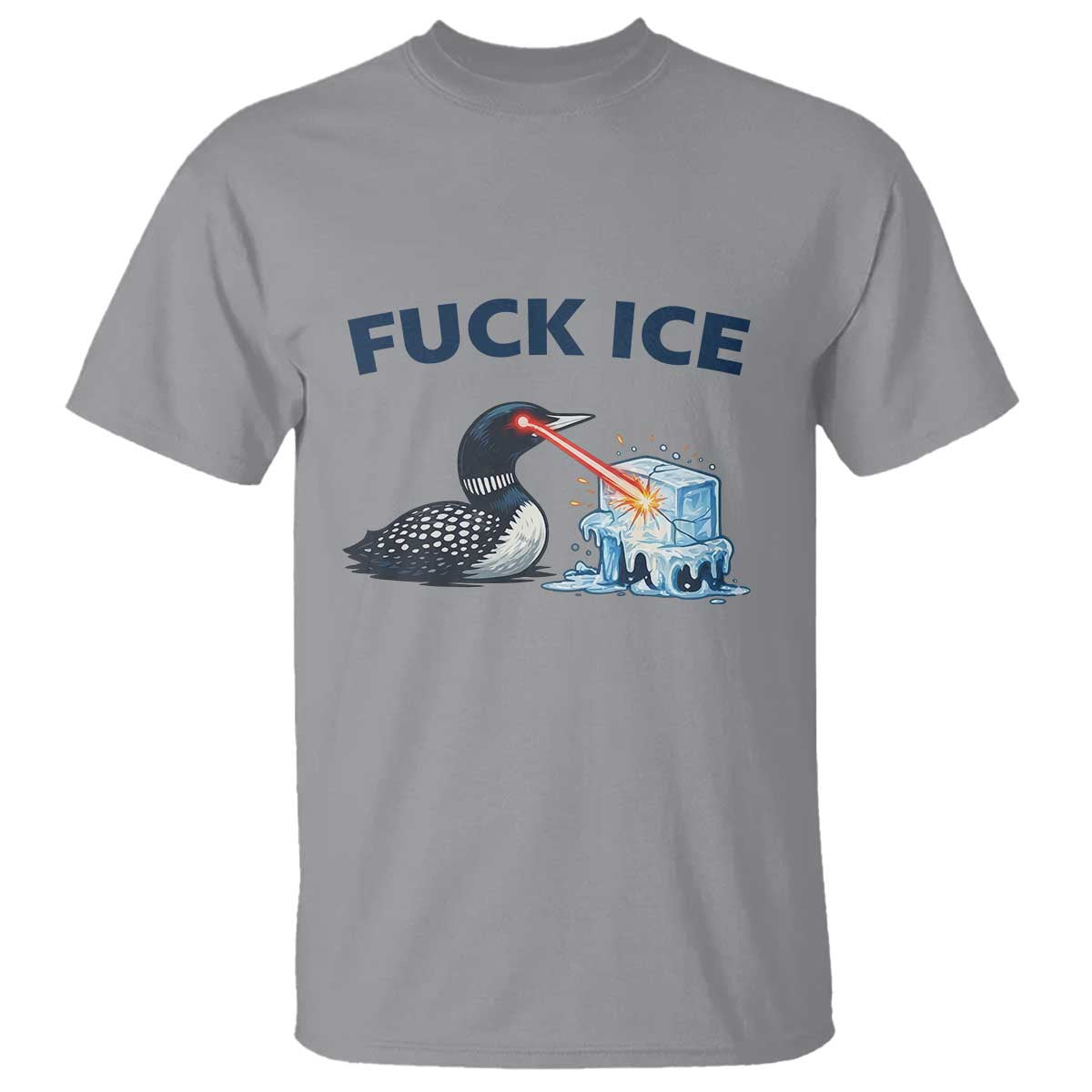 Minnesota Anti ICE Immigration Protest Ladies T Shirt Fuck Ice