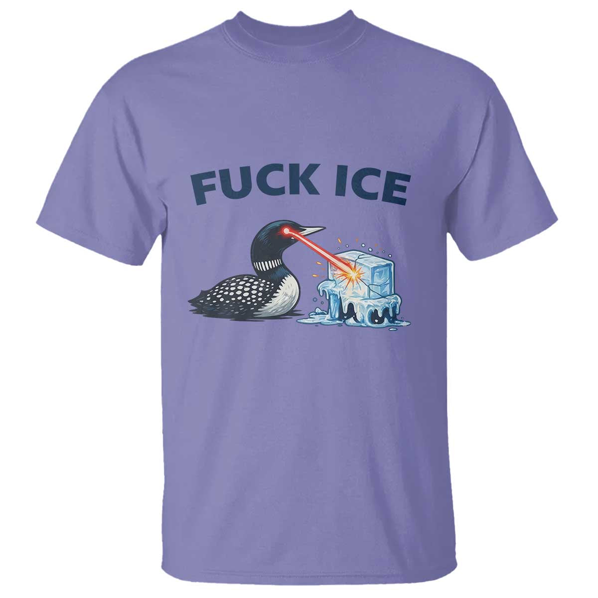 Minnesota Anti ICE Immigration Protest Ladies T Shirt Fuck Ice