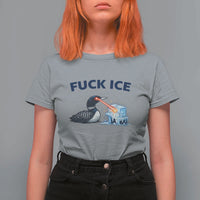 Minnesota Anti ICE Immigration Protest Ladies T Shirt For Women Fuck Ice