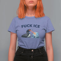Minnesota Anti ICE Immigration Protest Ladies T Shirt For Women Fuck Ice