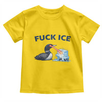 Minnesota Anti ICE Immigration Protest Ladies Toddler T Shirt Fuck Ice