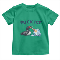 Minnesota Anti ICE Immigration Protest Ladies Toddler T Shirt Fuck Ice