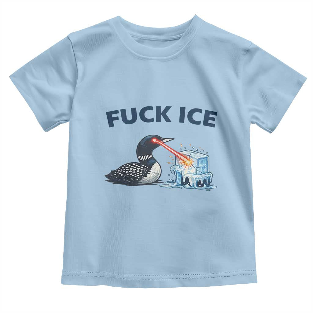 Minnesota Anti ICE Immigration Protest Ladies Toddler T Shirt Fuck Ice