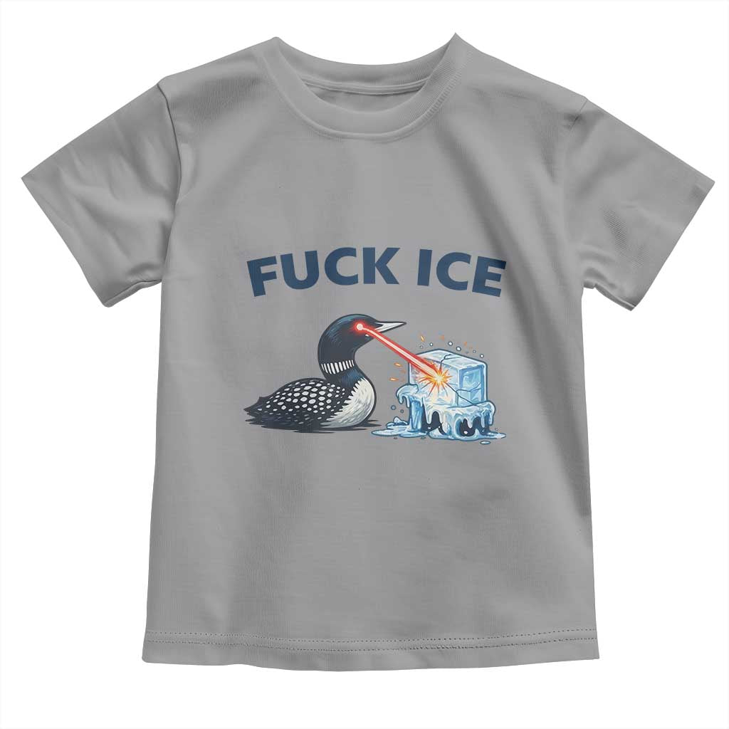 Minnesota Anti ICE Immigration Protest Ladies Toddler T Shirt Fuck Ice
