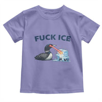 Minnesota Anti ICE Immigration Protest Ladies Toddler T Shirt Fuck Ice
