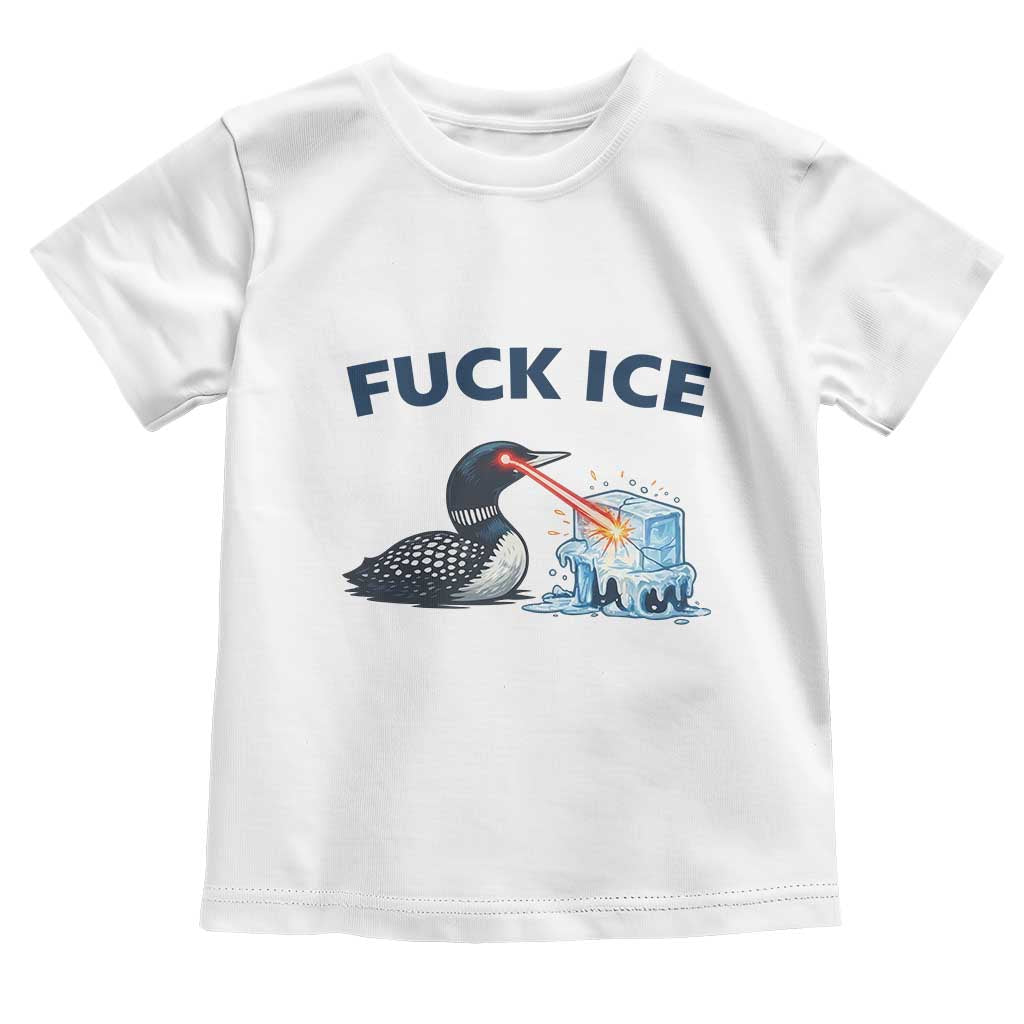 Minnesota Anti ICE Immigration Protest Ladies Toddler T Shirt Fuck Ice