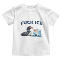 Minnesota Anti ICE Immigration Protest Ladies Toddler T Shirt Fuck Ice