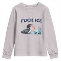 Minnesota Anti ICE Immigration Protest Ladies Youth Sweatshirt Fuck Ice