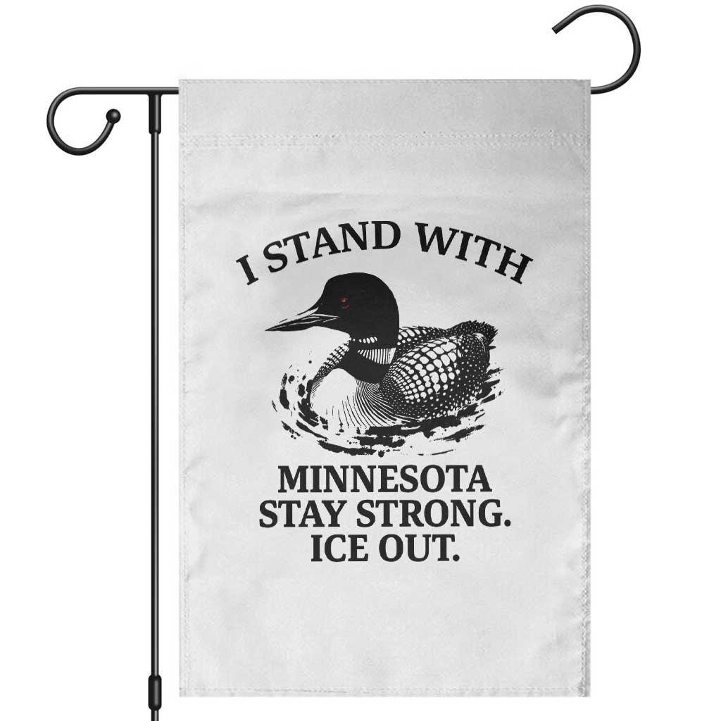 I Stand With Minnesota Garden Flag Minnesota Anti ICE Immigration Protest
