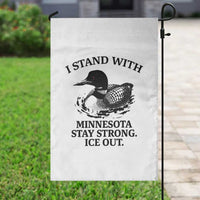 I Stand With Minnesota Garden Flag Minnesota Anti ICE Immigration Protest