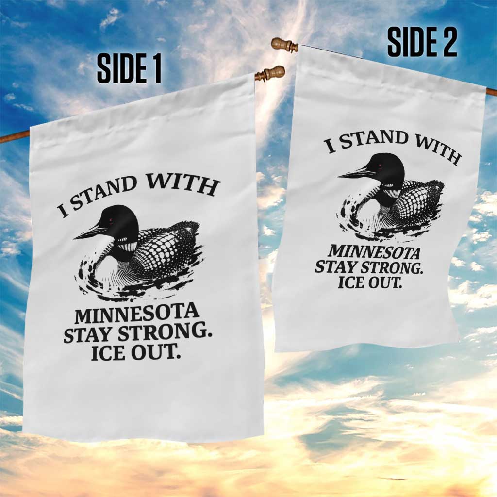 I Stand With Minnesota Garden Flag Minnesota Anti ICE Immigration Protest