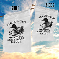 I Stand With Minnesota Garden Flag Minnesota Anti ICE Immigration Protest