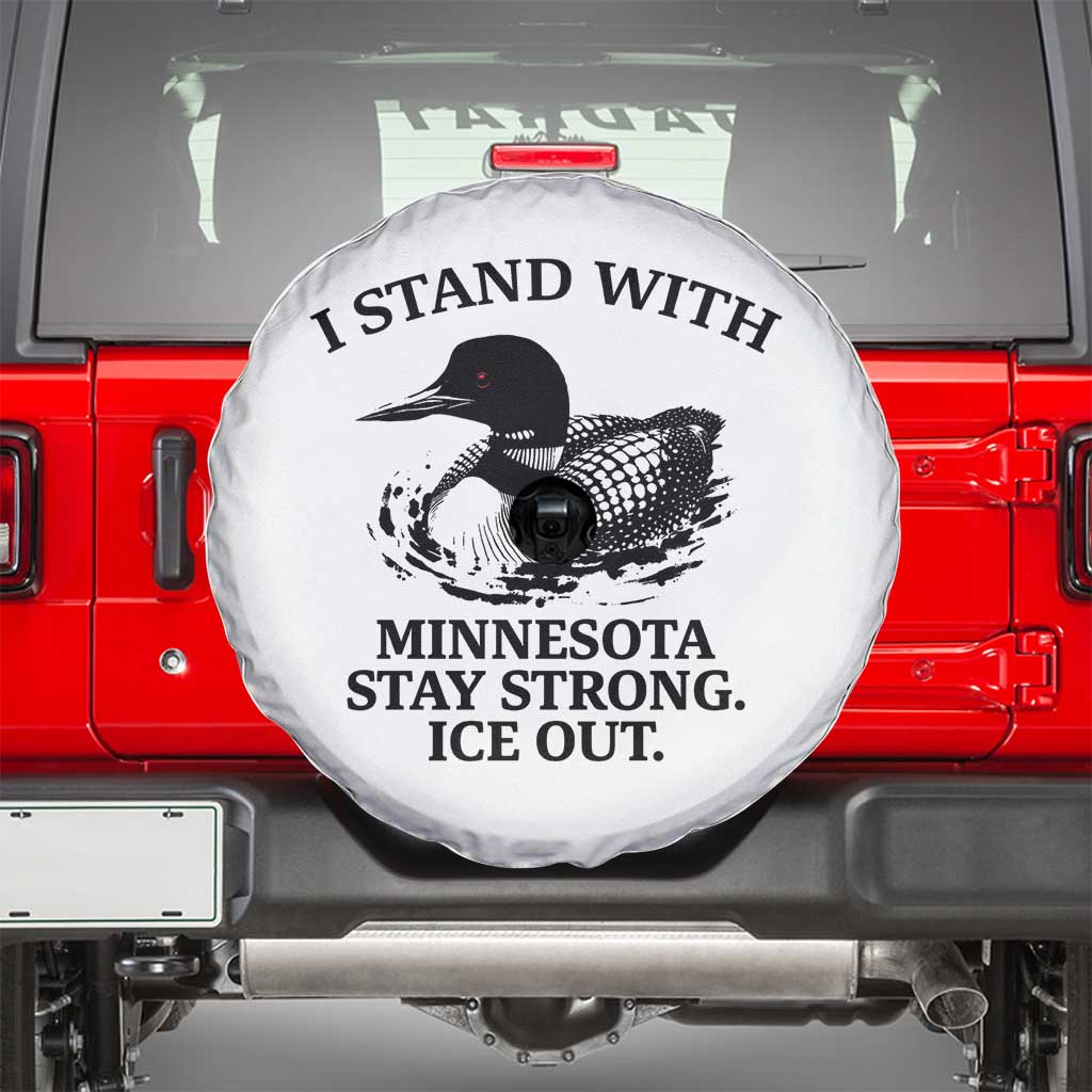 I Stand With Minnesota Spare Tire Cover Minnesota Anti ICE Immigration Protest