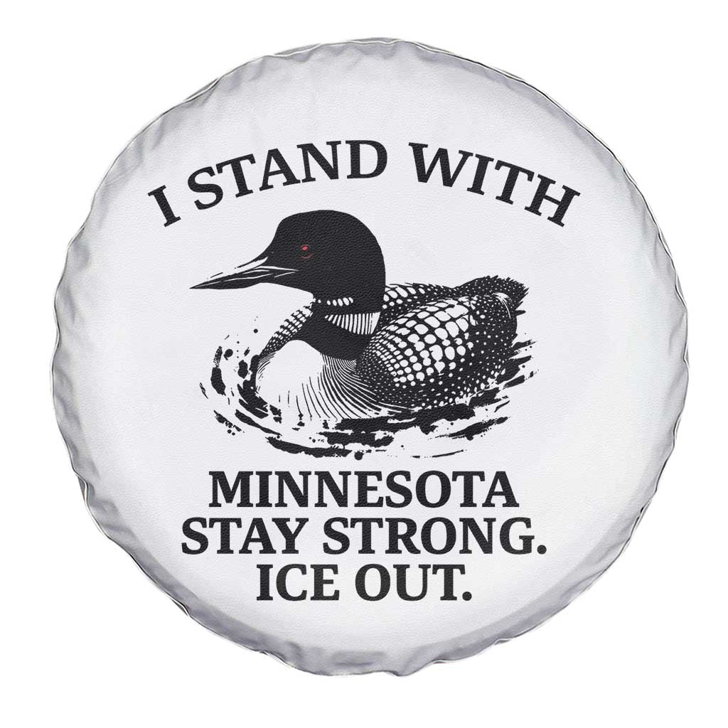 I Stand With Minnesota Spare Tire Cover Minnesota Anti ICE Immigration Protest