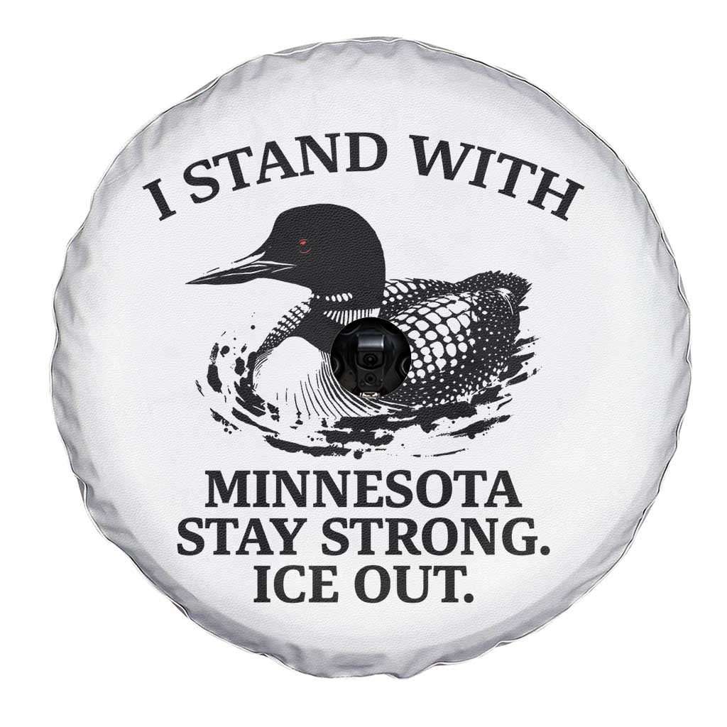 I Stand With Minnesota Spare Tire Cover Minnesota Anti ICE Immigration Protest