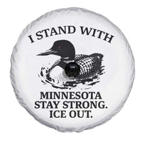 I Stand With Minnesota Spare Tire Cover Minnesota Anti ICE Immigration Protest
