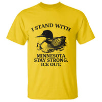 I Stand With Minnesota T Shirt Minnesota Anti ICE Immigration Protest
