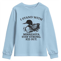 I Stand With Minnesota Youth Sweatshirt Minnesota Anti ICE Immigration Protest