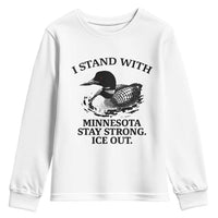 I Stand With Minnesota Youth Sweatshirt Minnesota Anti ICE Immigration Protest