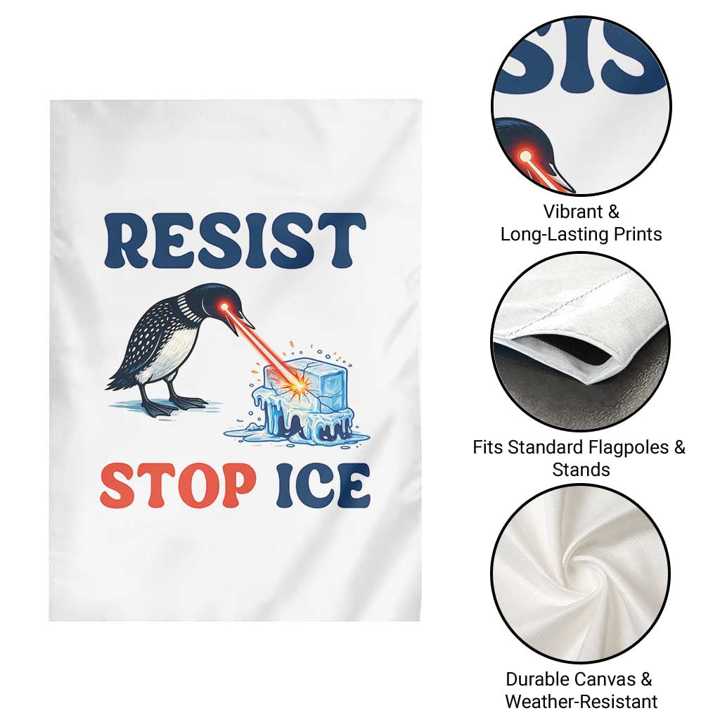 Stop ICE Garden Flag Minnesota Resist Anti ICE Immigration Protest