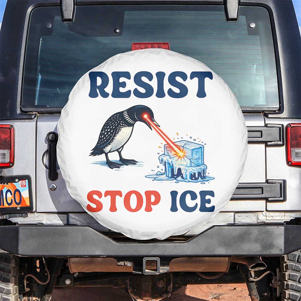 Stop ICE Spare Tire Cover Minnesota Resist Anti ICE Immigration Protest