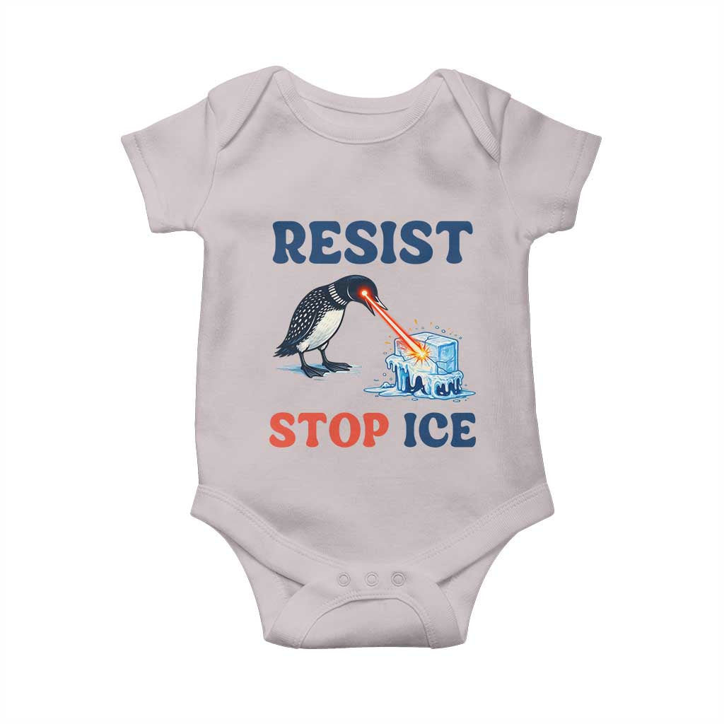 Stop ICE Baby Onesie Minnesota Resist Anti ICE Immigration Protest