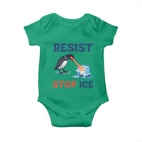 Stop ICE Baby Onesie Minnesota Resist Anti ICE Immigration Protest