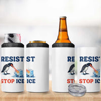 Stop ICE 4 in 1 Can Cooler Tumbler Minnesota Resist Anti ICE Immigration Protest