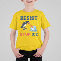 Stop ICE T Shirt For Kid Minnesota Resist Anti ICE Immigration Protest