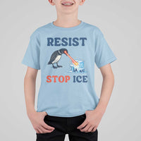Stop ICE T Shirt For Kid Minnesota Resist Anti ICE Immigration Protest