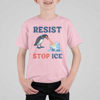 Stop ICE T Shirt For Kid Minnesota Resist Anti ICE Immigration Protest