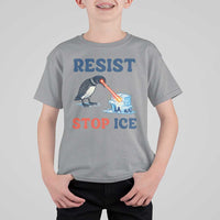 Stop ICE T Shirt For Kid Minnesota Resist Anti ICE Immigration Protest