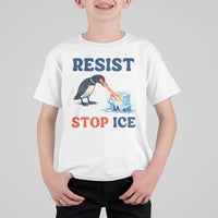 Stop ICE T Shirt For Kid Minnesota Resist Anti ICE Immigration Protest