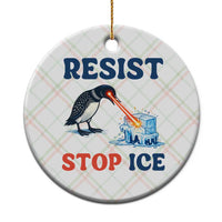 Stop ICE Ceramic Ornament Minnesota Resist Anti ICE Immigration Protest