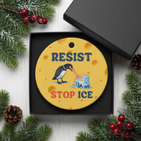 Stop ICE Ceramic Ornament Minnesota Resist Anti ICE Immigration Protest
