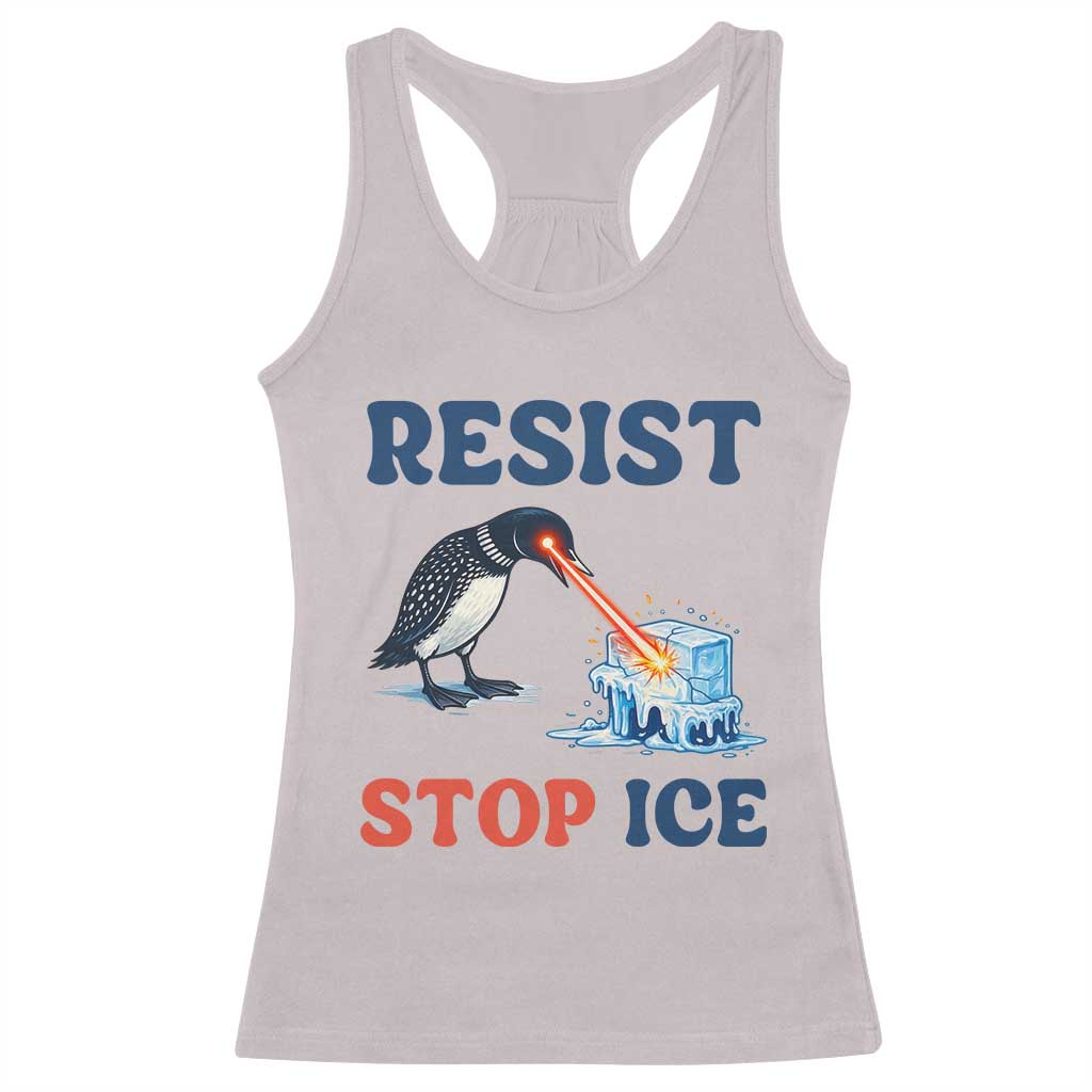 Stop ICE Racerback Tank Top Minnesota Resist Anti ICE Immigration Protest