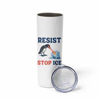 Stop ICE Skinny Tumbler Minnesota Resist Anti ICE Immigration Protest