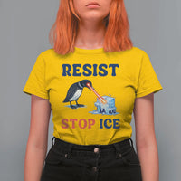 Stop ICE T Shirt For Women Minnesota Resist Anti ICE Immigration Protest