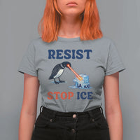 Stop ICE T Shirt For Women Minnesota Resist Anti ICE Immigration Protest